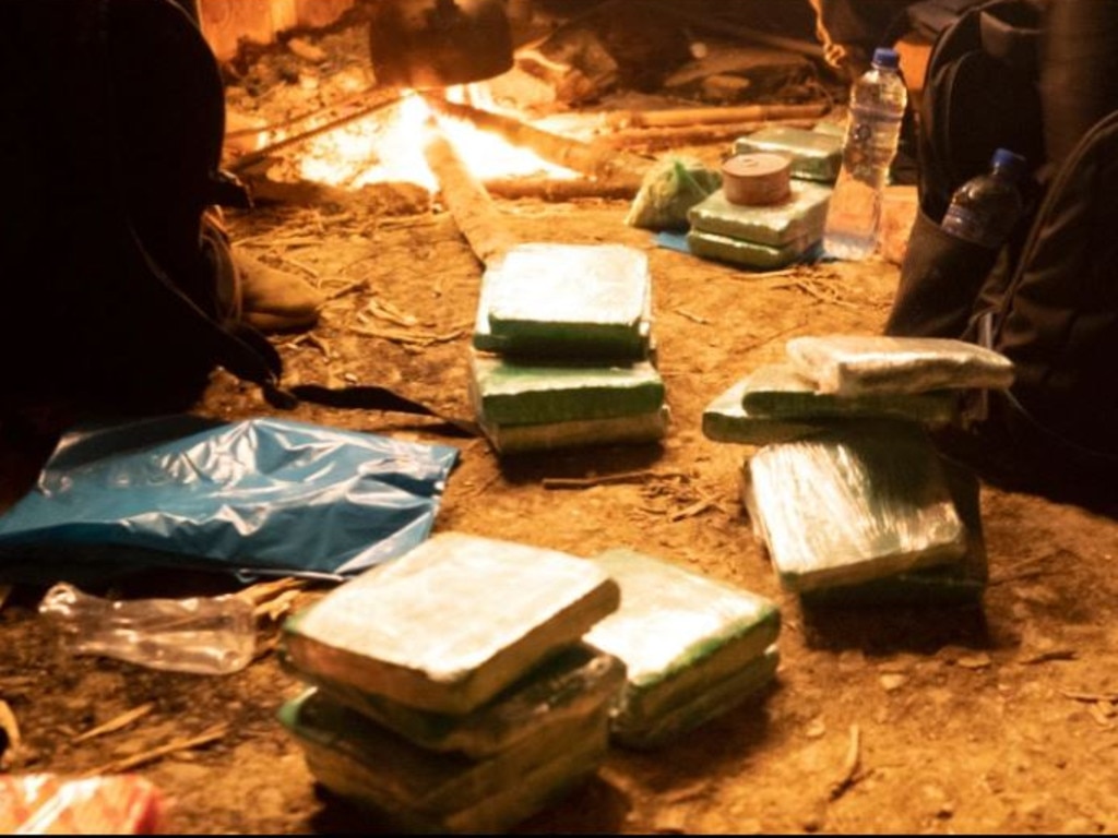 The bricks of cocaine that the backpackers risk their lives smuggling. Picture: National Geographic