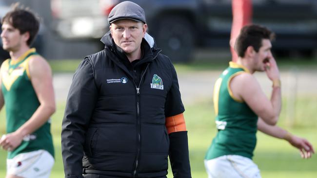 Old Eltham Collegians coach Matt Sleeman. Picture: George Salpigtidis