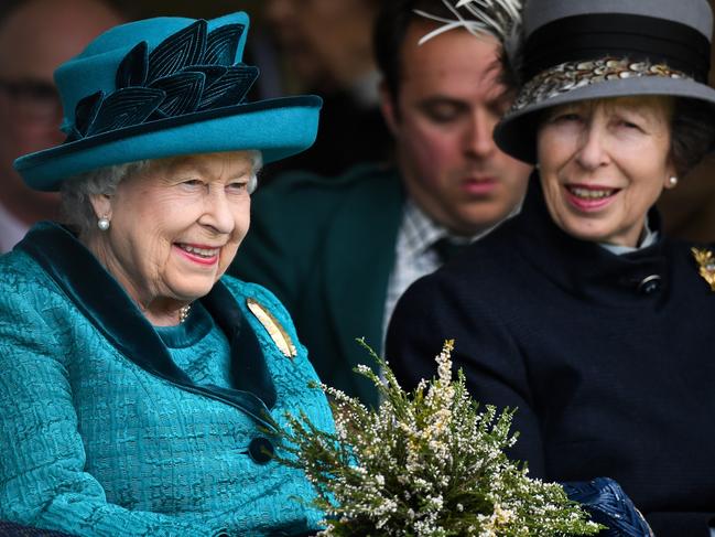 Princess Anne said her mother has remained working for “a lot longer than I had in mind”. Picture: Getty Images