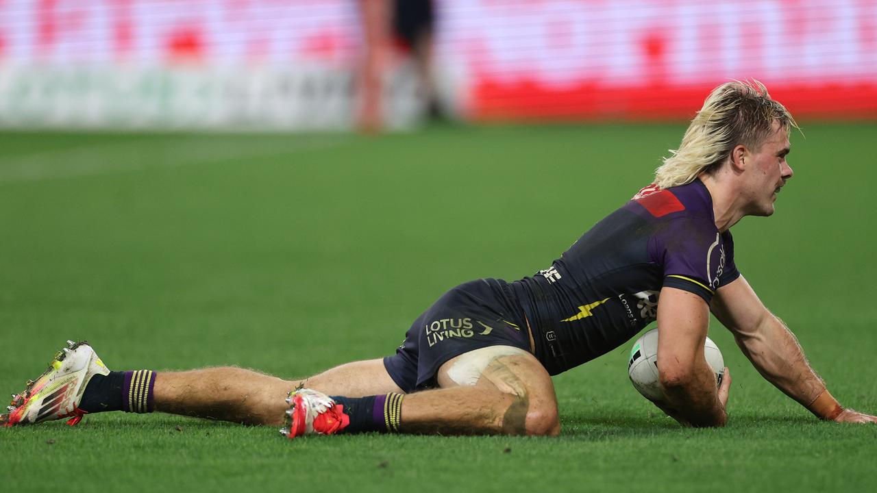 Ryan Papenhuyzen played out the game, scoring a try late. Picture: Daniel Pockett/Getty Images