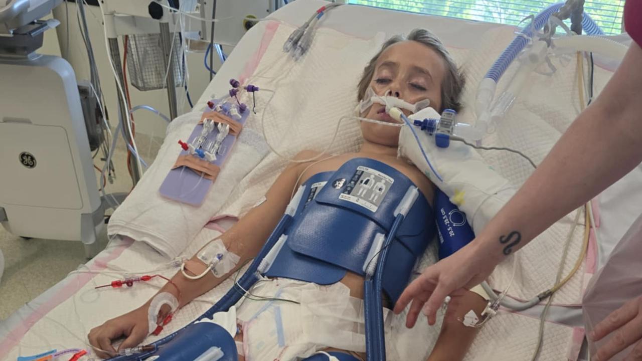 Jeziah had to be resuscitated after he suffered a heart attack and drowned in March due to an undiagnosed medical condition. Picture: Supplied