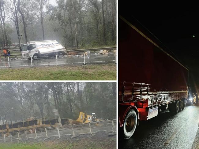 A 56-year-old man has died after a crash which closed traffic on the Warrego Highway until about 1am on Wednesday, November 20.