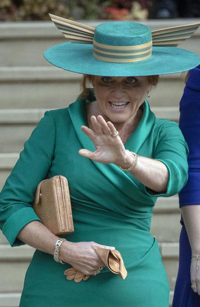 The Duchess and Prince Andrew, who live on the same Royal Lodge estate at Windsor, remain close friends. Picture: AFP