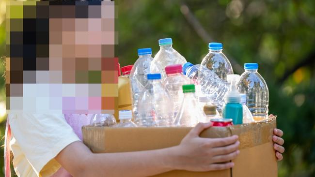 The suspected poisoned drink bottles were found in a Sydney park. Image: supplied