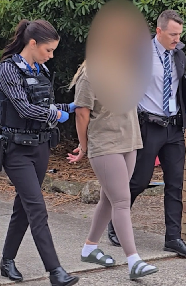 Suzan Gonulalan was arrested after the alleged assault of two Muslim women at Pacific Epping. Picture: Victoria Police