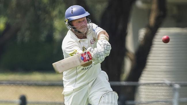 Simon Dart batting for Red Hill. Picture: Valeriu Campan