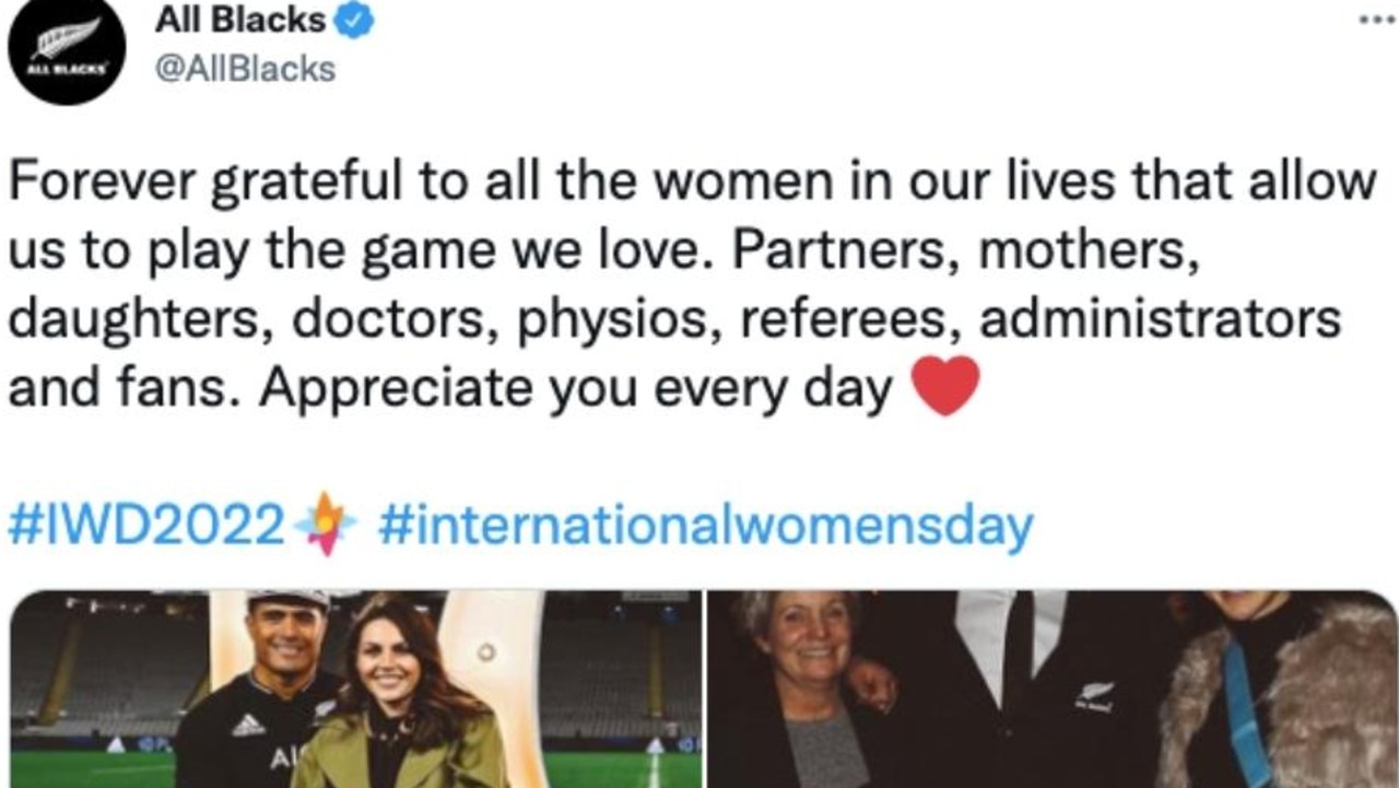 NZ Rugby meminta maaf setelah tweet Hari Perempuan Internasional ‘nada tuli’ All Blacks