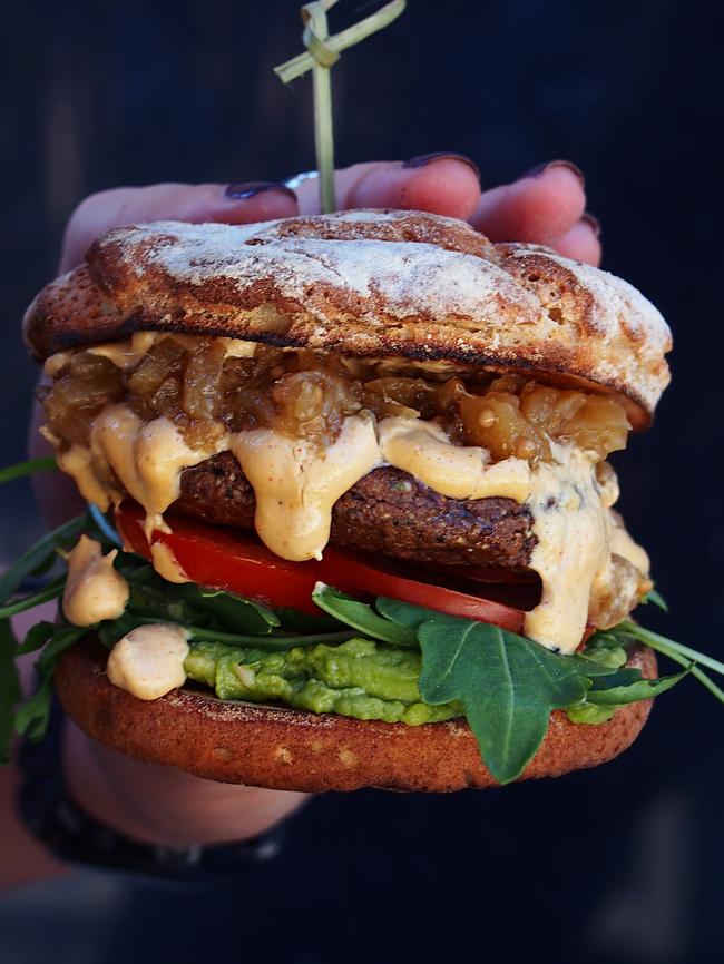 Blendlove in Southport has created a healthy gluten free, dairy free, vegan burger