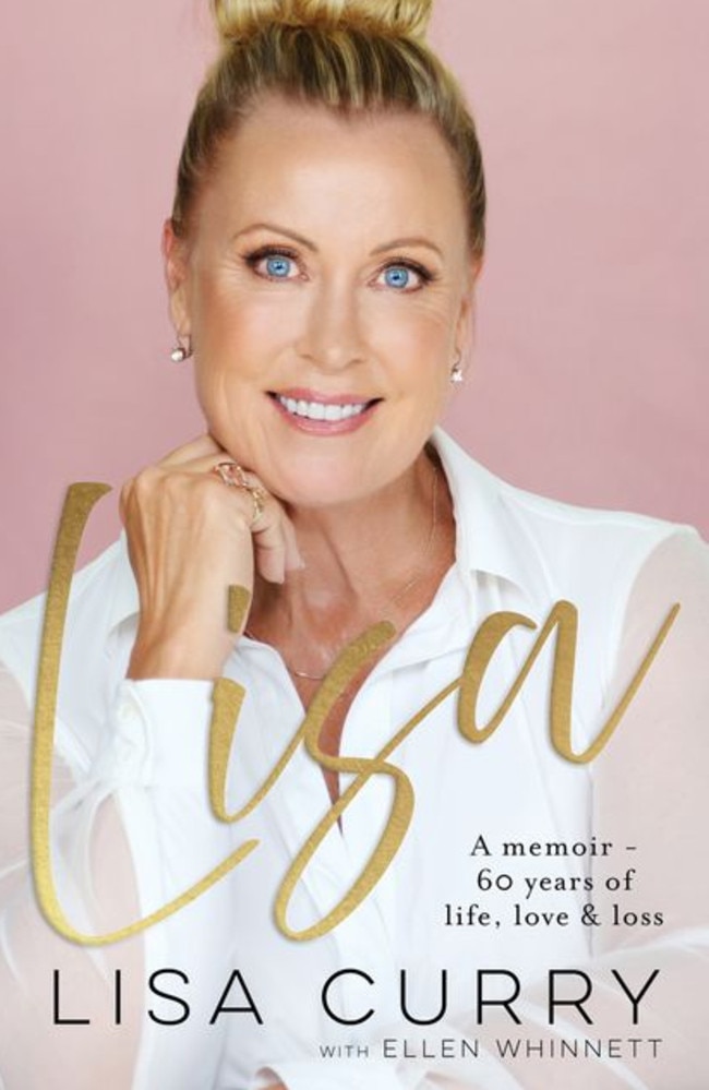 Life stories … the cover of Lisa Curry’s memoir.