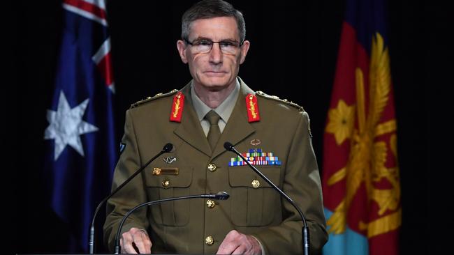 Chief of the Australian Defence Force (ADF) General Angus Campbell, Picture: Getty Images.