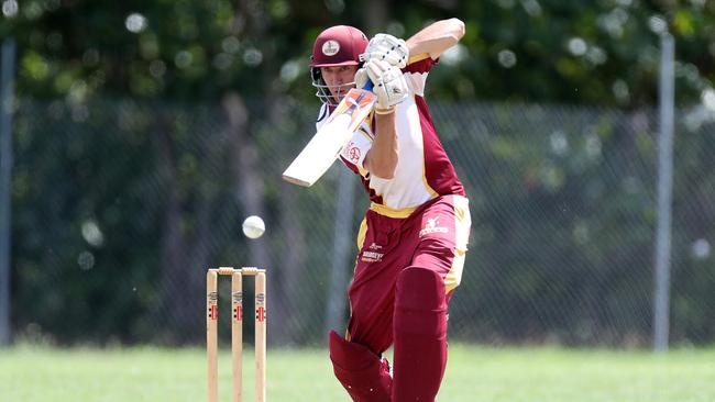 Cricket Far North – Round 8. Barron River v Atherton at Crathern Park, Trinity Beach. Atherton's Dan Parnell. Picture: Stewart McLean