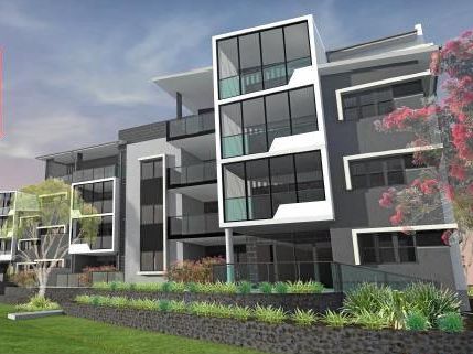 An artist's impression shows the 132-unit development approved by Sunshine Coast Council before the site's sale. New owner Aura intends to build a retirement complex with more communal spaces than this original proposal. Picture: Nicky Moffat