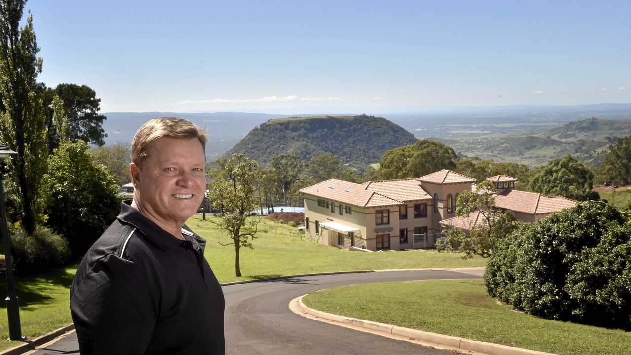 Stunning home, with Table Top in the background, in Kara View Court being built by Toowoomba builder, Jeff Bubeck from Downs Designer Homes. April 2017. Picture: Bev Lacey