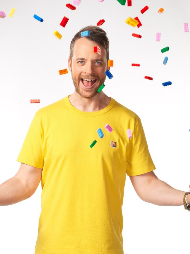 Lego Masters host Hamish Blake. Picture: Supplied