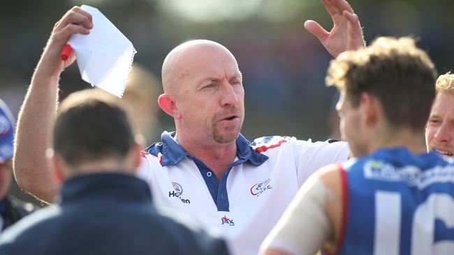 It is the end of a great era for Central District with Roy Laird to stand down as coach after the game against Port Adelaide. Picture: Dean Martin/AAP