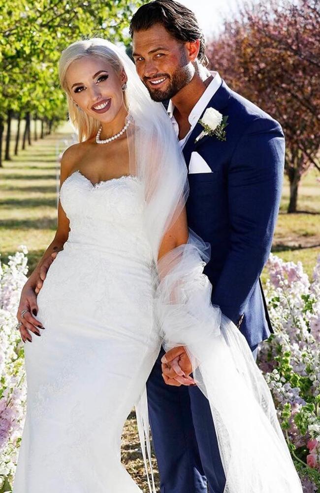 Elizabeth Sobinoff was “married” to Sam Ball on the 2019 season of MAFS. Picture: Instagram