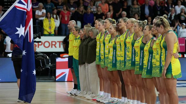 Australia failed to hold on against New Zealand at the death, but still took home the cup. Picture: Fiona Goodall/Getty Images