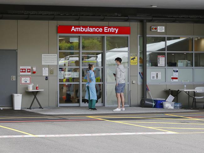 St. Vincents Hospital in Darlinghurst where the pathology department has apologised after accidentally informing 400 people on Christmas Day that tests processed there were negative when in fact they were positive. Picture: Richard Dobson