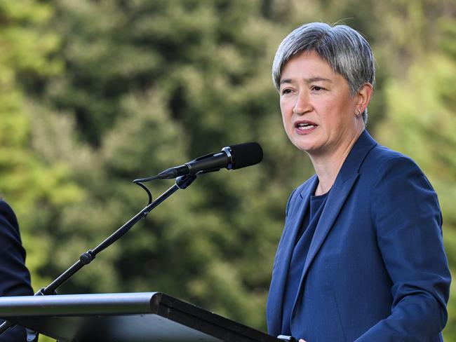 Australian Minister for Foreign Affairs Penny Wong said on Friday morning the government was still “weighing its options”. Picture: Getty Images.