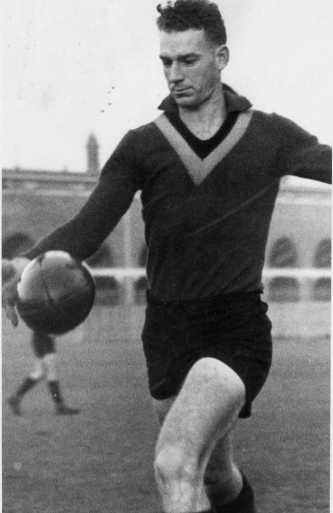 Footballer Brian Faehse in 1954.