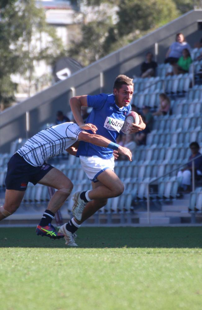 Emerging Reds Cup day one action between Queensland Country and Brisbane White in the Under 16s.