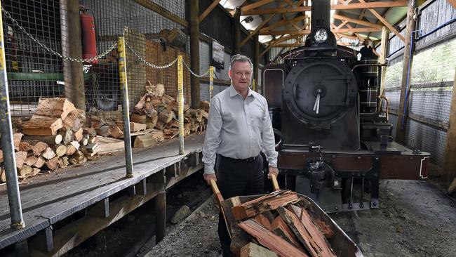 Puffing Billy chief executive John Robinson has resigned. Picture: Andy Brownbill/Fire