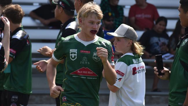 Meninga Cup semi-final action between the Ipswich Jets and Townsville Blackhawks. Saturday April 15, 2023.