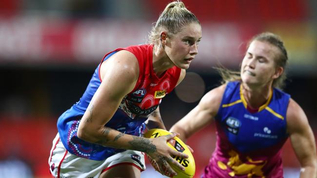 Tayla Harris could transfer her skills to rugby. Picture: Chris Hyde/Getty Images