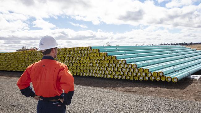 Senex is building a 60km pipeline to support its gas operations in Queensland. Picture: Supplied.