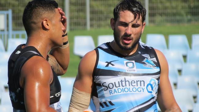 Cronulla Sharks Centre, Jack Bird during training. Pic: Supplied