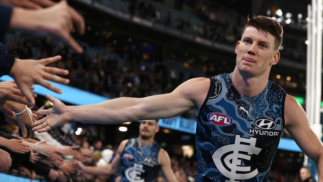 Sam Walsh has revealed Carlton was struck by illness.