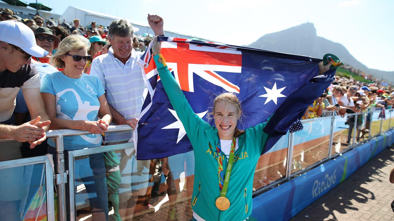 Australia's Kim Brennan won gold in Rio but might never have been a rower if AFL pathways had existed for women when she was growing up.