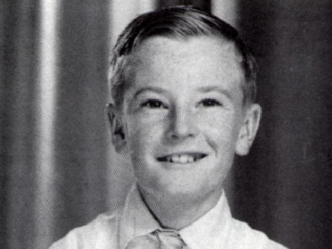 Memory lane ... Peter Allen as a child, aged 8.