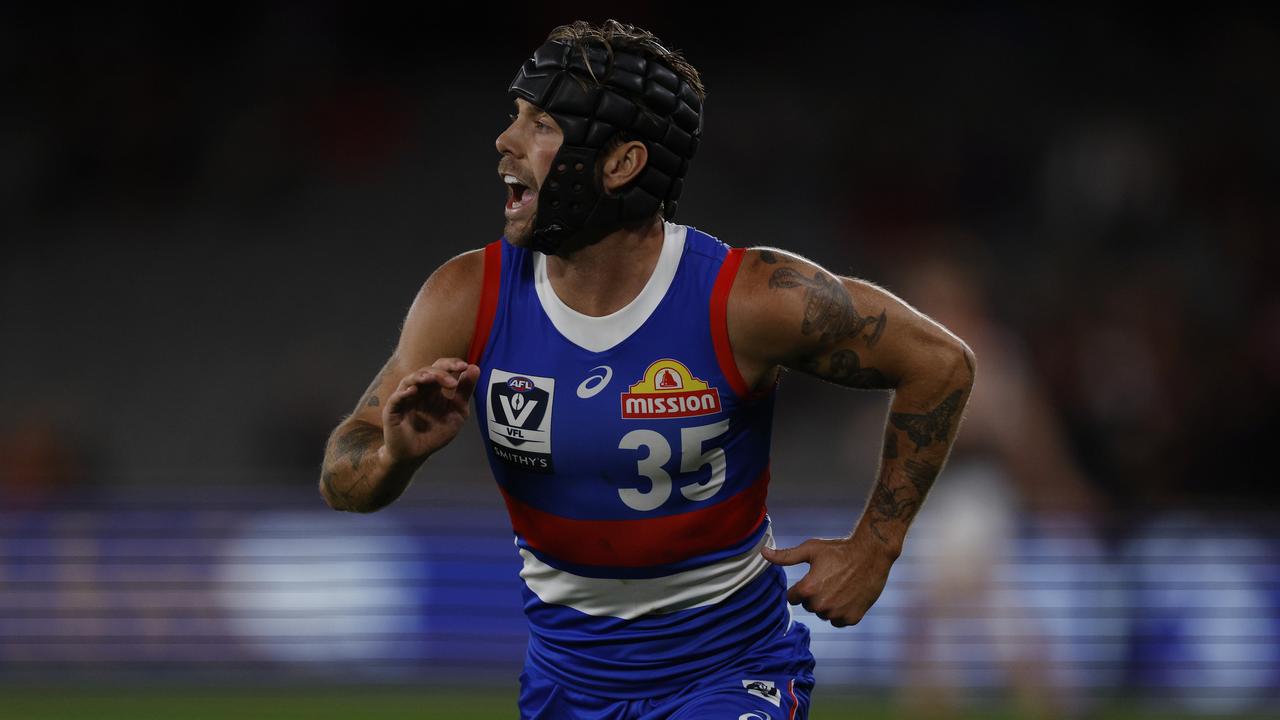 Bulldog Caleb Daniel in the VFL last weekend Pic: Michael Klein