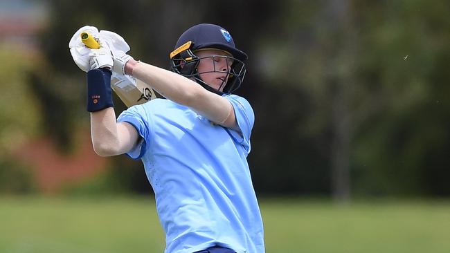 Jake Scott for NSW Country at the Cricket Australia U19 National Championships in Adelaide, December, 2022. Picture: Cricket Australia