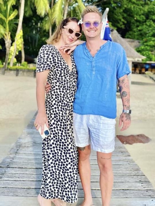 Isabelle Silbery and her husband Alex Richards before their holiday was derailed by Isabelle’s injury. Pic: Instagram