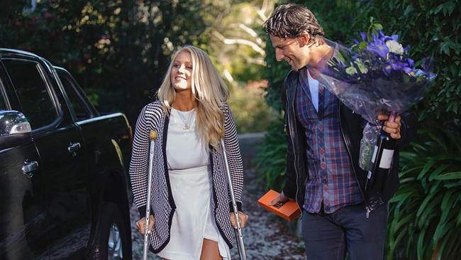Tim visited Ali's home in Adelaide during last week's episode. Picture: Network Ten