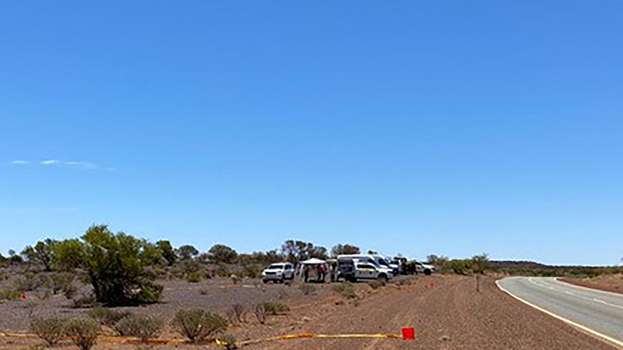 A tiny but dangerously radioactive capsule, fell off a truck along a remote stretch of Outback highway in Western Australia last month. Picture: AFP