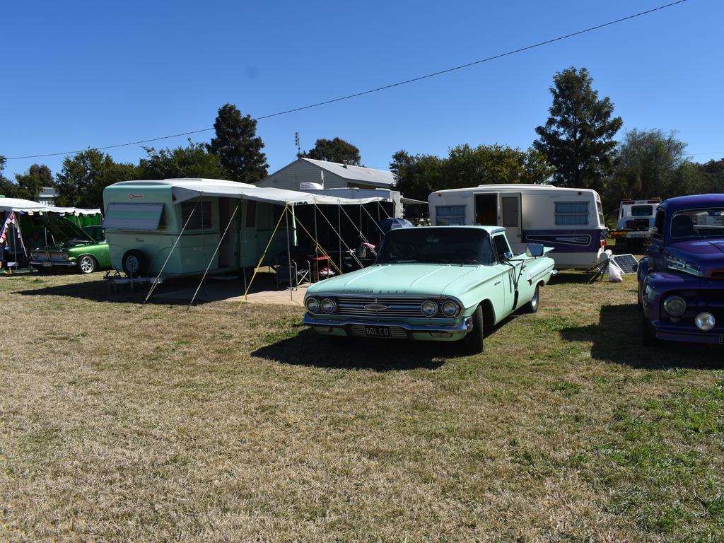 Caravans and Cars restored to perfect condition at Leyburn (Photo: Michael Hudson / Warwick Daily News)