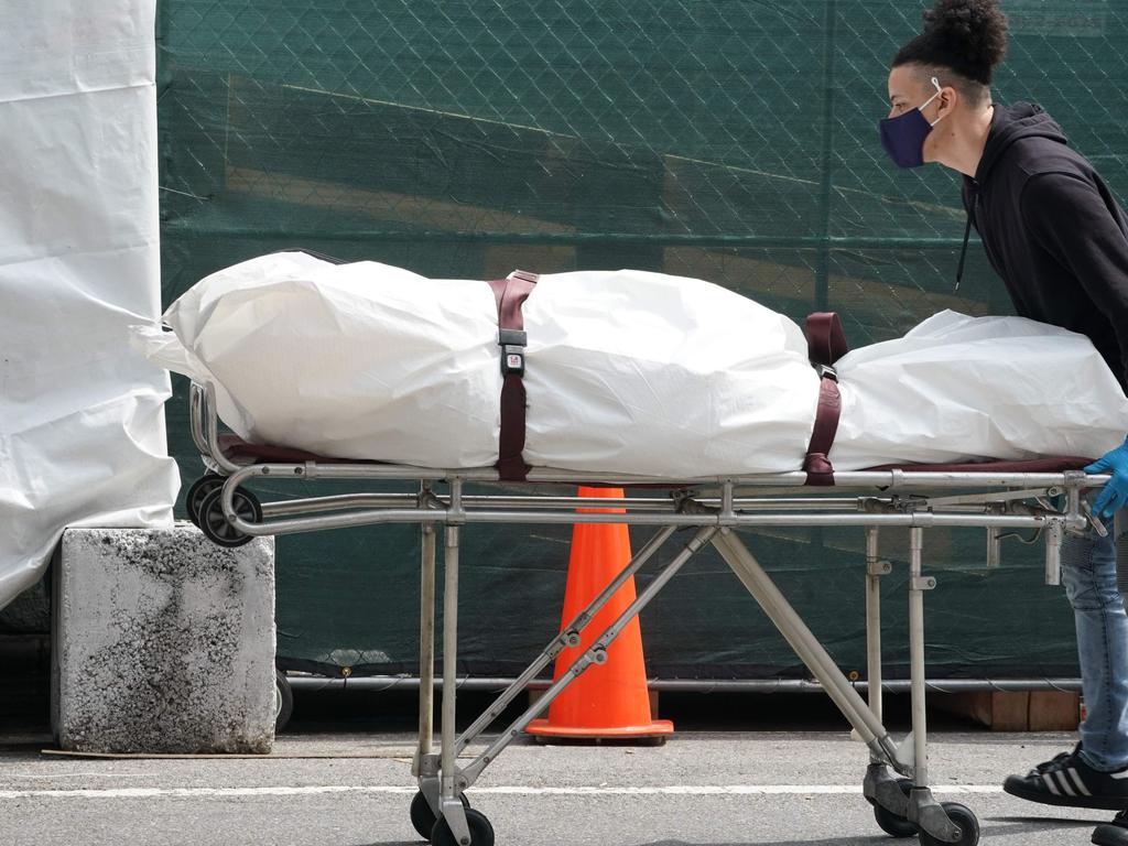 New York has suffered catastrophic losses thanks to the virus. Picture: Bryan R. Smith / AFP