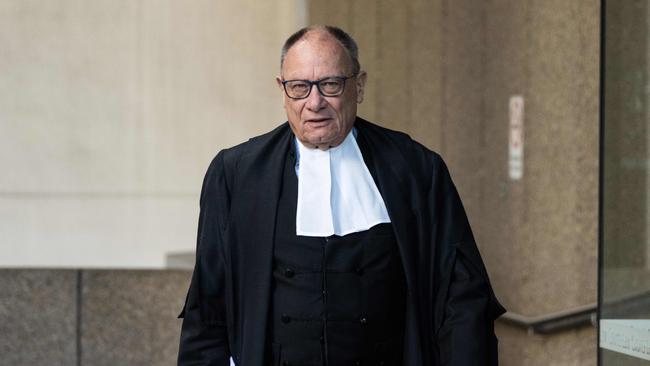 Bruce McClintock SC arriving at the Federal Court, Sydney. Picture: NCA NewsWire / James Gourley