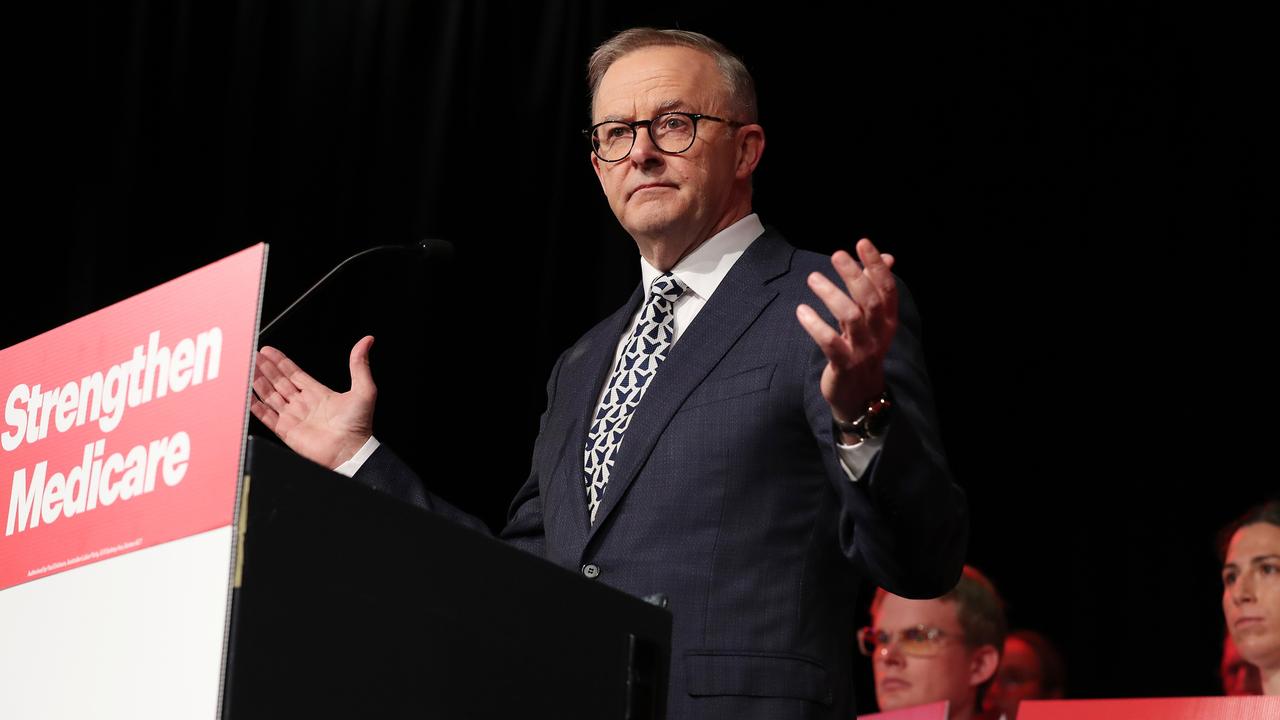 Mr Albanese pledged Labor would embrace green energy. Picture: Liam Kidston