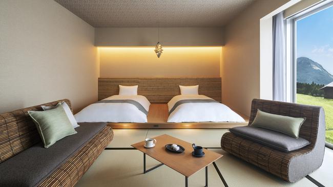 KAI Signature Rooms at Hoshino Resorts’ KAI Yufuin.