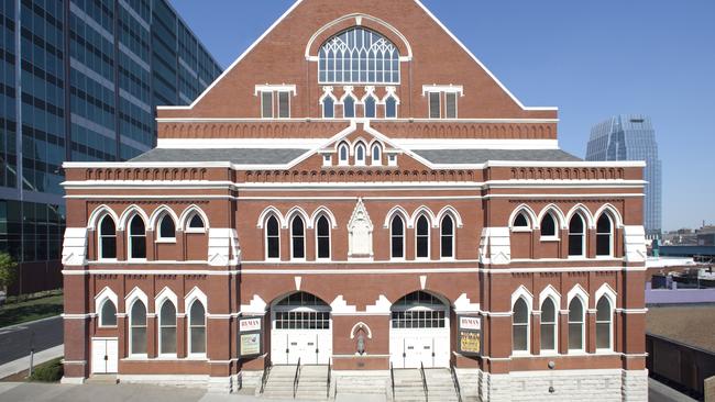 Ryman Auditorium where Johnny Cash played.