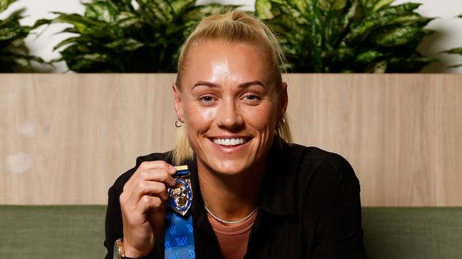 AFLW champion Erin Phillips has tipped her former club Adelaide to win a fourth premiership in November. Picture: Dylan Burns / Getty Images