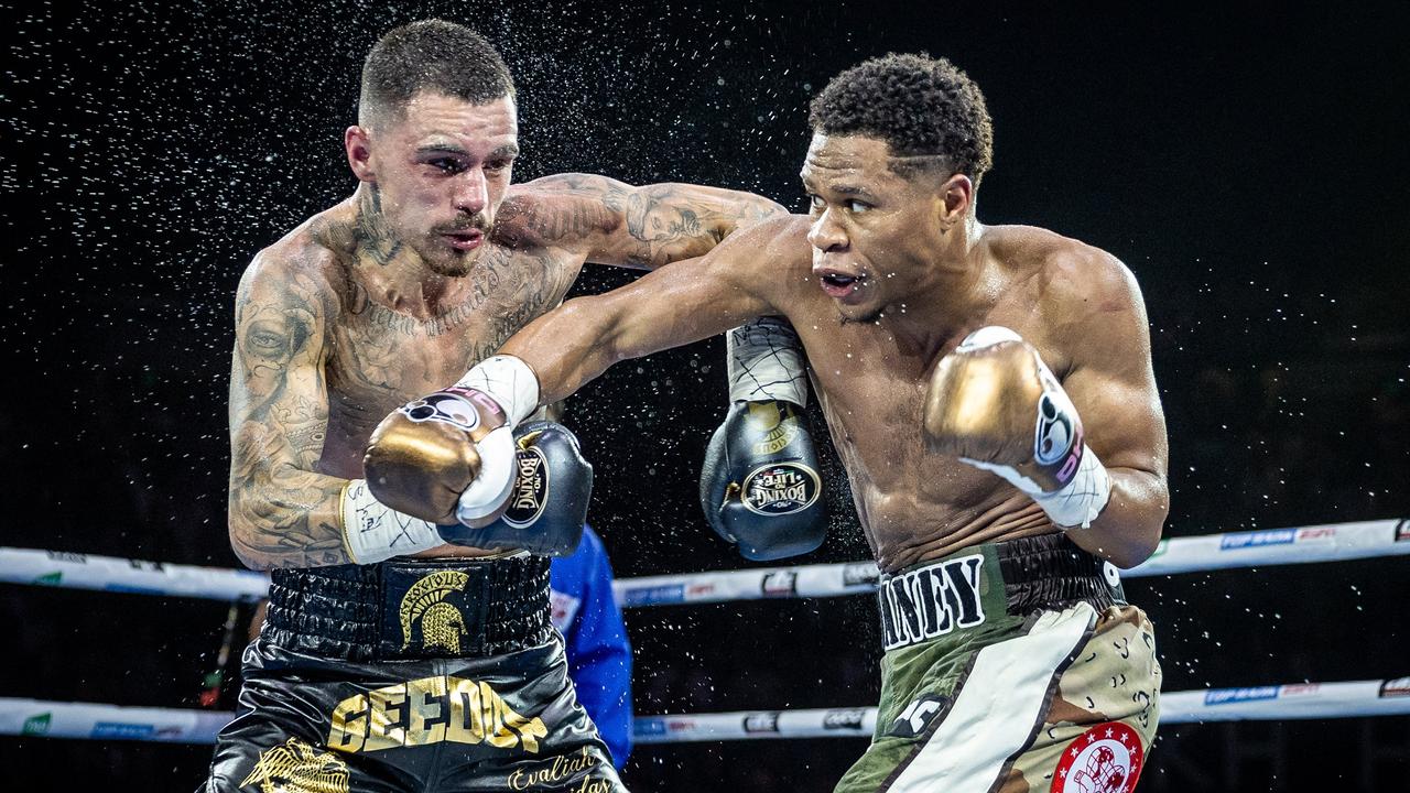 George Kambosos lost twice to Devin Haney but could get another shot at the IBF world lightweight title. Picture: Jake Nowakowski