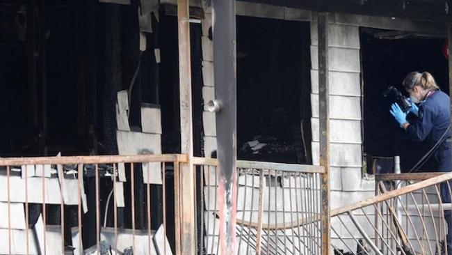 The burnt house at Slacks Creek where 11 people perished in 2011 and was the country’s worst house fire.