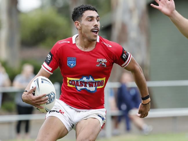 SG Ball match at New Era Stadium in Cabramatta today with Parramatta and the Steelers ended in a draw 20-20. Pictured is Parramatta number Steelers, 19 Tyrell Sloan.  Picture: David Swift.