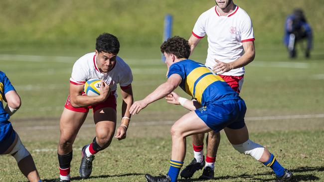 Ezalle Matautia for Ipswich Grammar School. Picture: Kevin Farmer