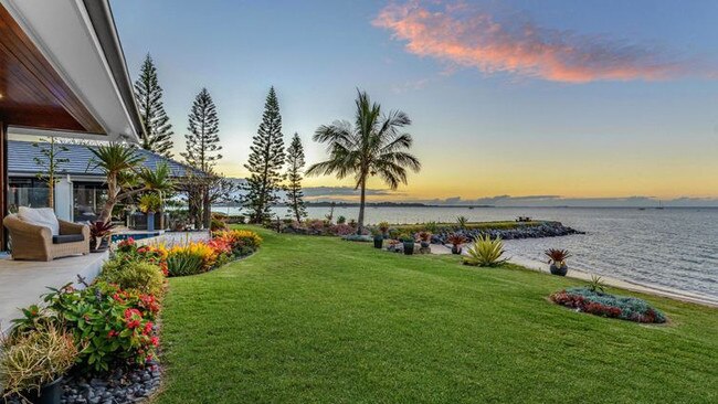 The view from the property at 32 Sentinel Court, Raby Bay.